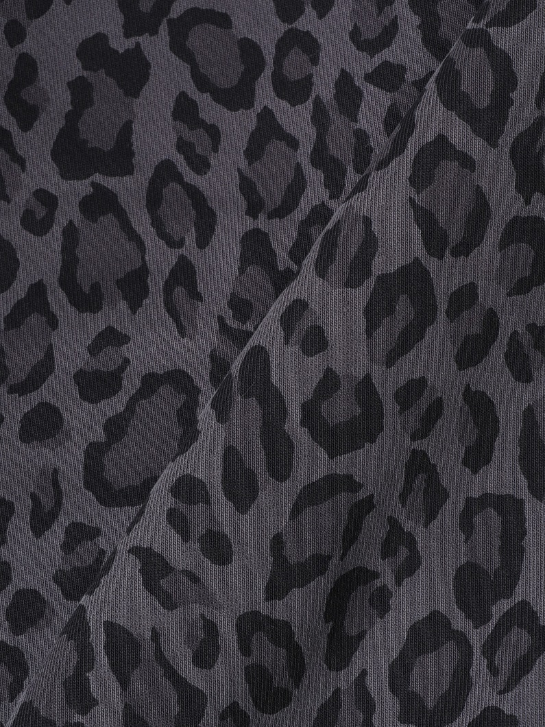 レオパードパターン スウェットフーディー 詳細画像 black 6