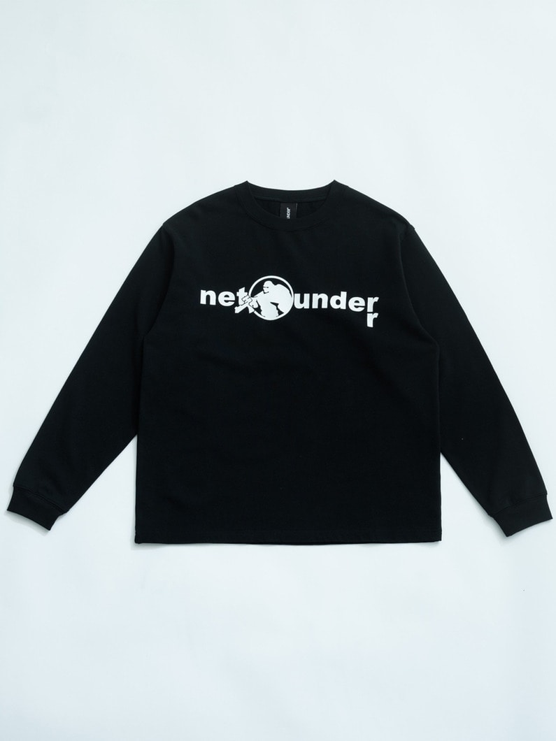 フラワーロゴ ロングスリーブティー 詳細画像 black 1