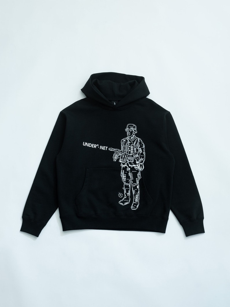ソルジャー スウェットフーディー 詳細画像 black 1