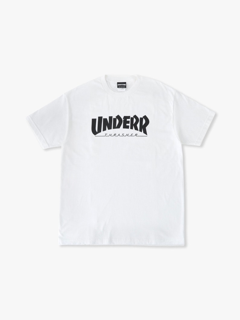 ダブルネームロゴ ティー 詳細画像 white