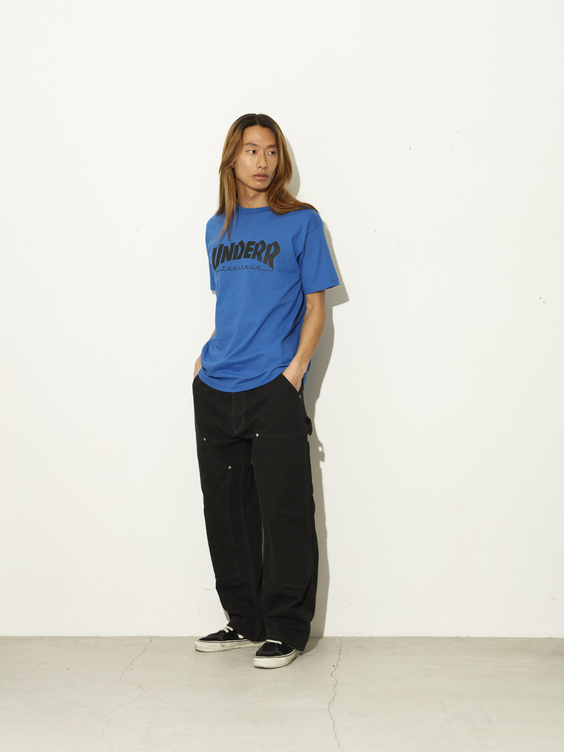 ダブルネームロゴ ティー 詳細画像 blue