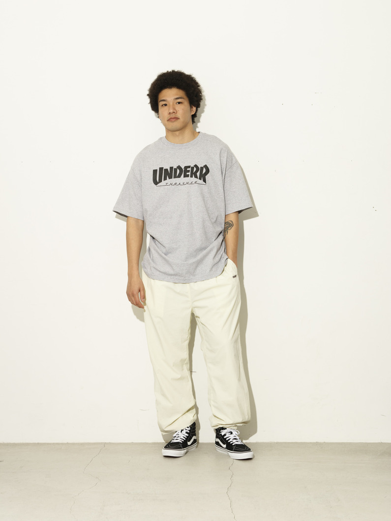 ダブルネームロゴ ティー 詳細画像 gray