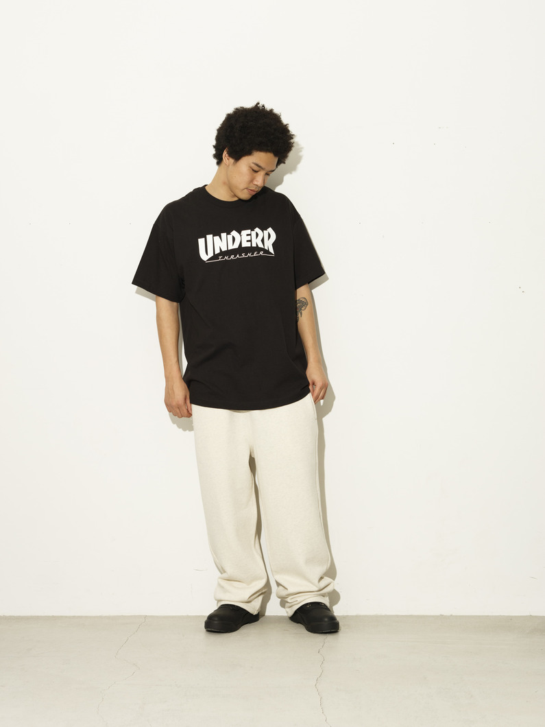 ダブルネームロゴ ティー 詳細画像 black