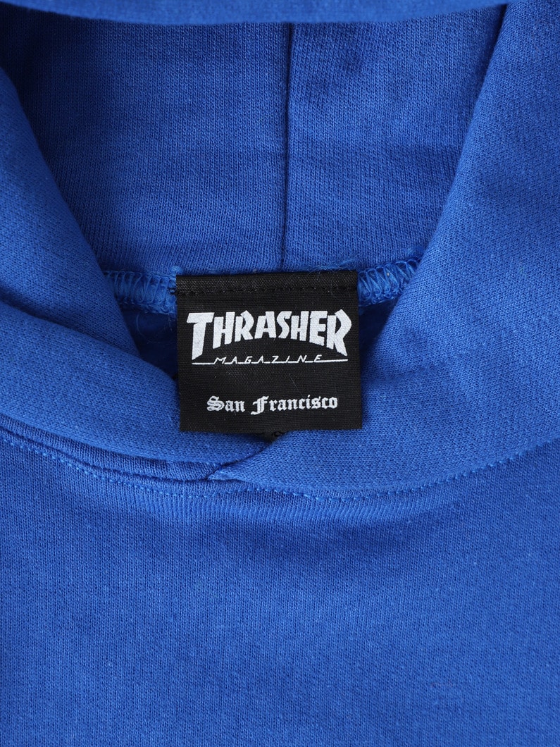 ダブルネームロゴ スウェットフーディー 詳細画像 blue 4