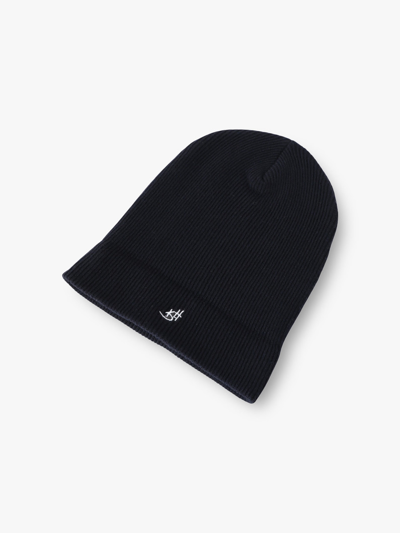 カシミアウール ワッチキャップ 詳細画像 navy 2