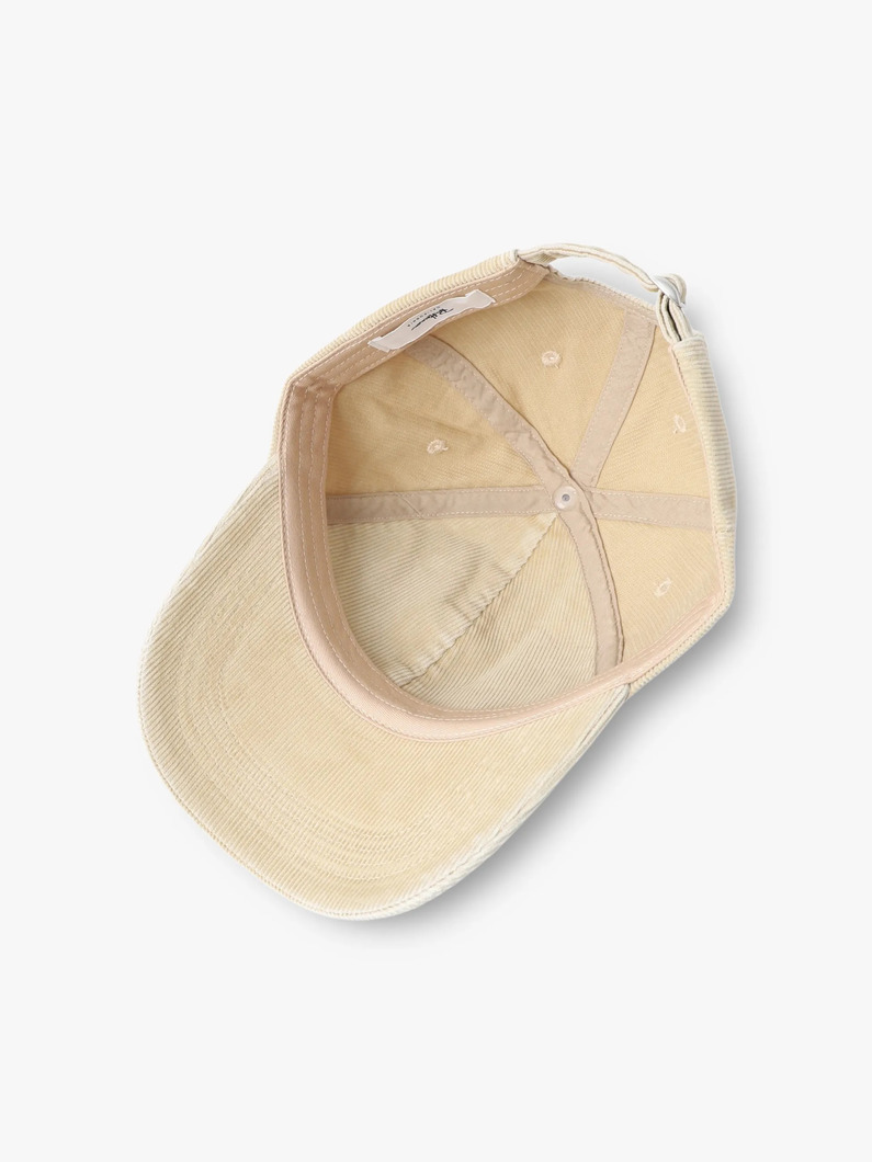 コーデュロイ ロゴキャップ 詳細画像 off white 3