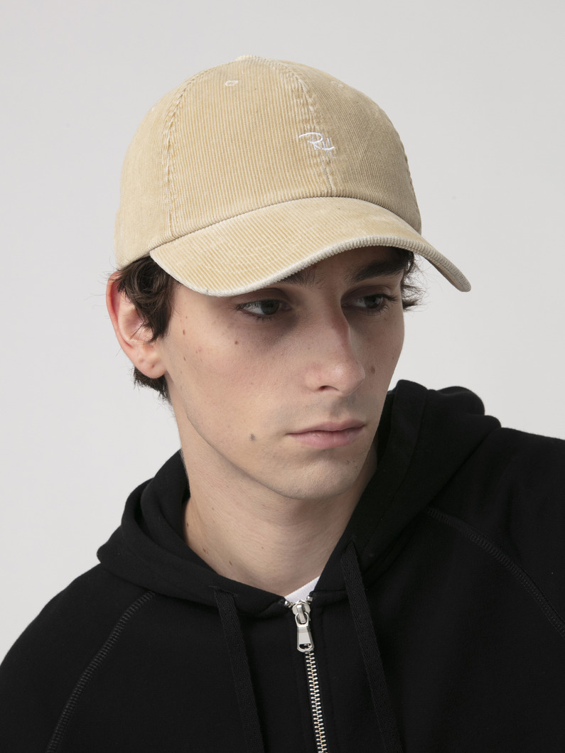 コーデュロイ ロゴキャップ 詳細画像 beige