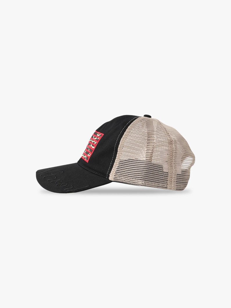 レオパード トラッカー キャップ 詳細画像 black 1