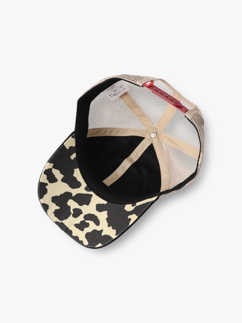レオパード トラッカー キャップ 詳細画像 black 3