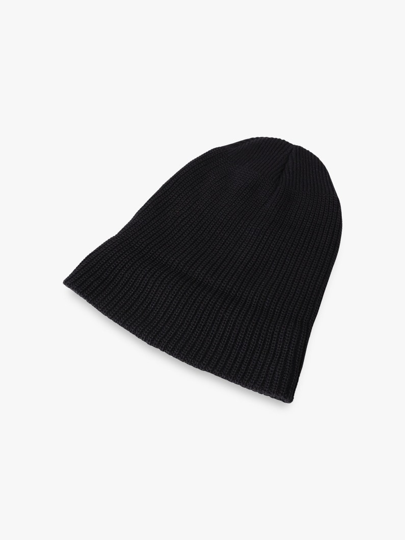 コットンニット ワッチキャップ 詳細画像 black 1