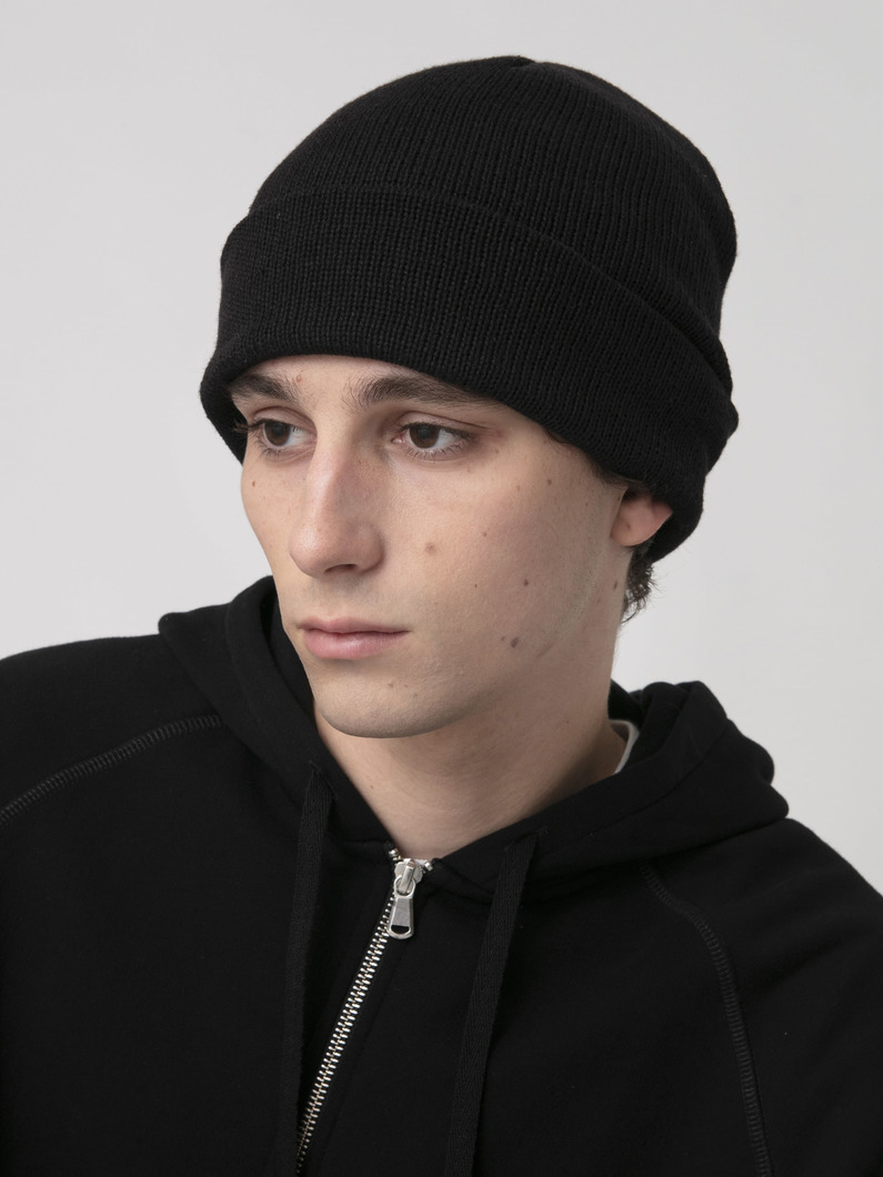 コットンニット ビーニー 詳細画像 black 1