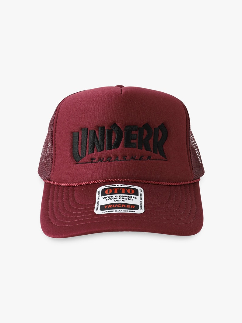ダブルネーム ロゴキャップ 詳細画像 burgundy