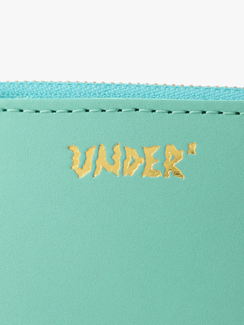 レザー ジップウォレット 詳細画像 turquoise 4