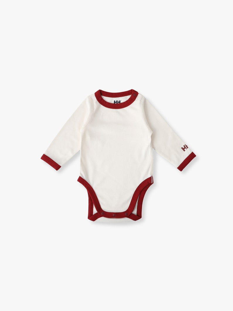  マリン ロンパース セット（アイボリー/レッド/60-70cm） 詳細画像 ivory 1