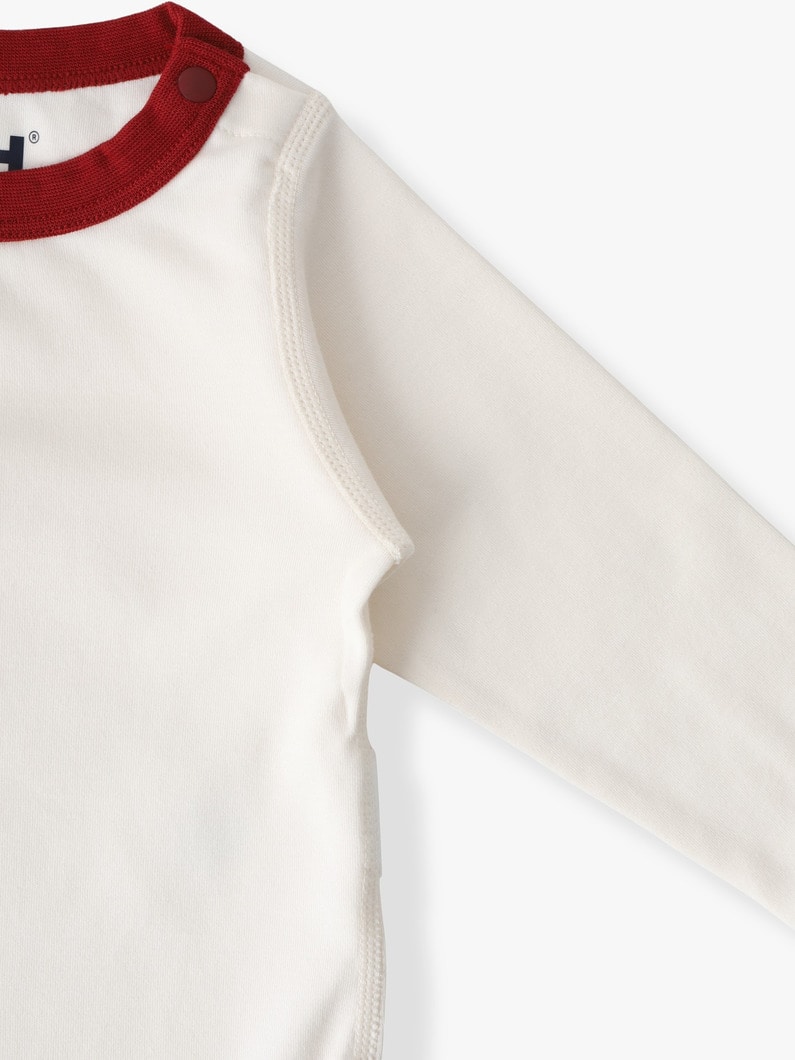  マリン ロンパース セット（アイボリー/レッド/60-70cm） 詳細画像 ivory 3