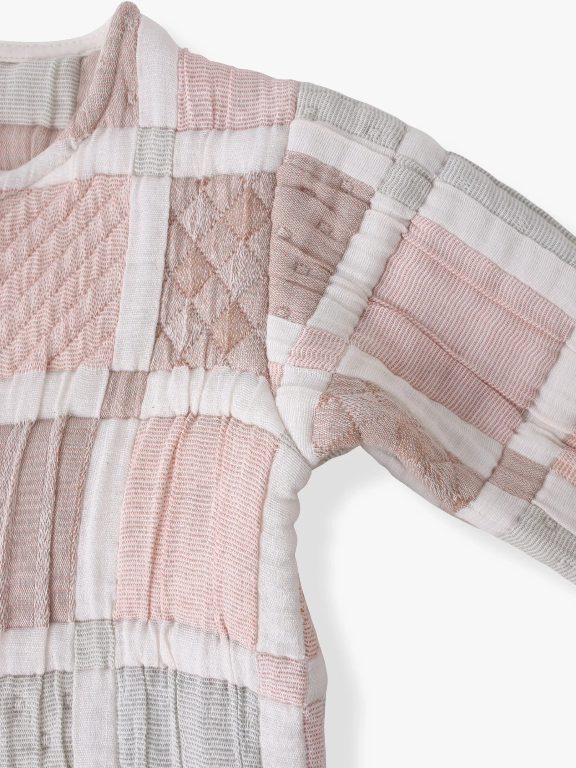 パッチワーク デザイン セットアップ（18-24M）｜Bebe Organic