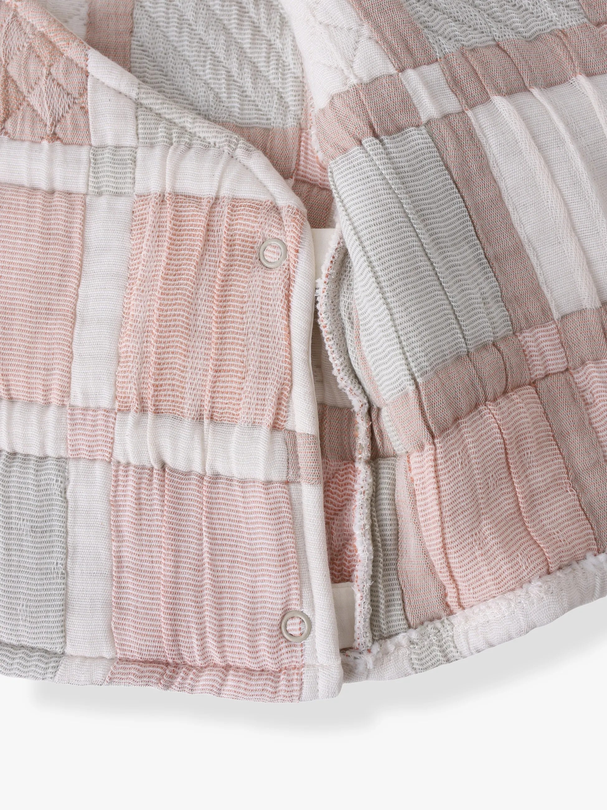 bebe organic セットアップ　24m パッチワーク デザイン セットアップ（18-24M）｜Bebe Organic