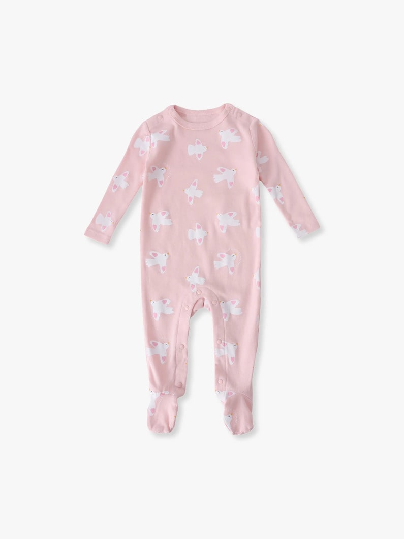 ダヴ プリント ロンパース ボックス セット（6-9M） 詳細画像 pink 4