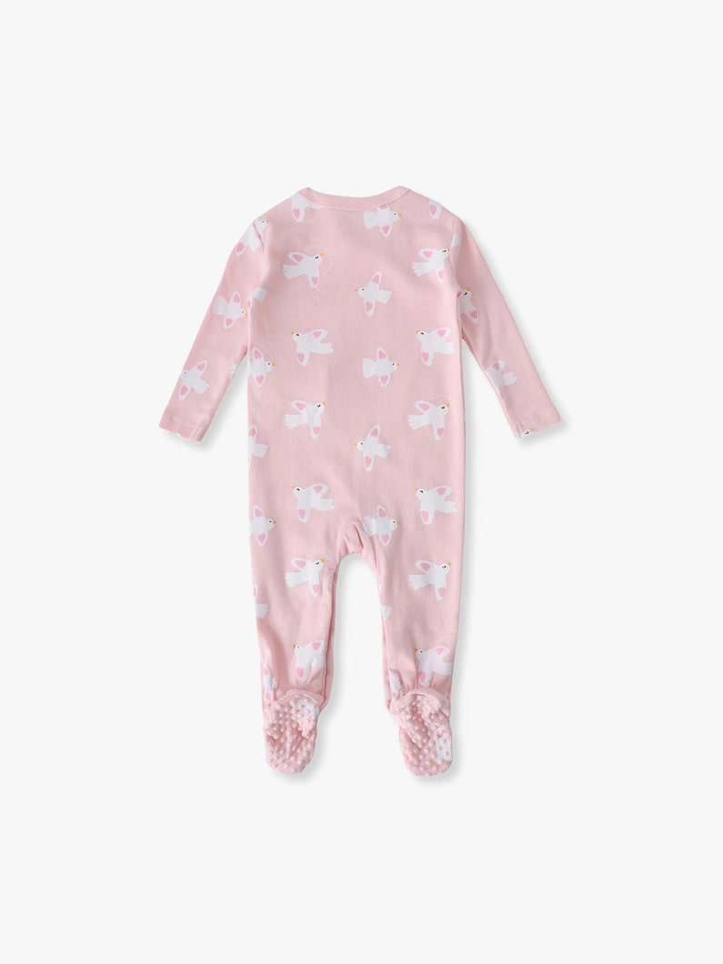 ダヴ プリント ロンパース ボックス セット（6-9M） 詳細画像 pink 5