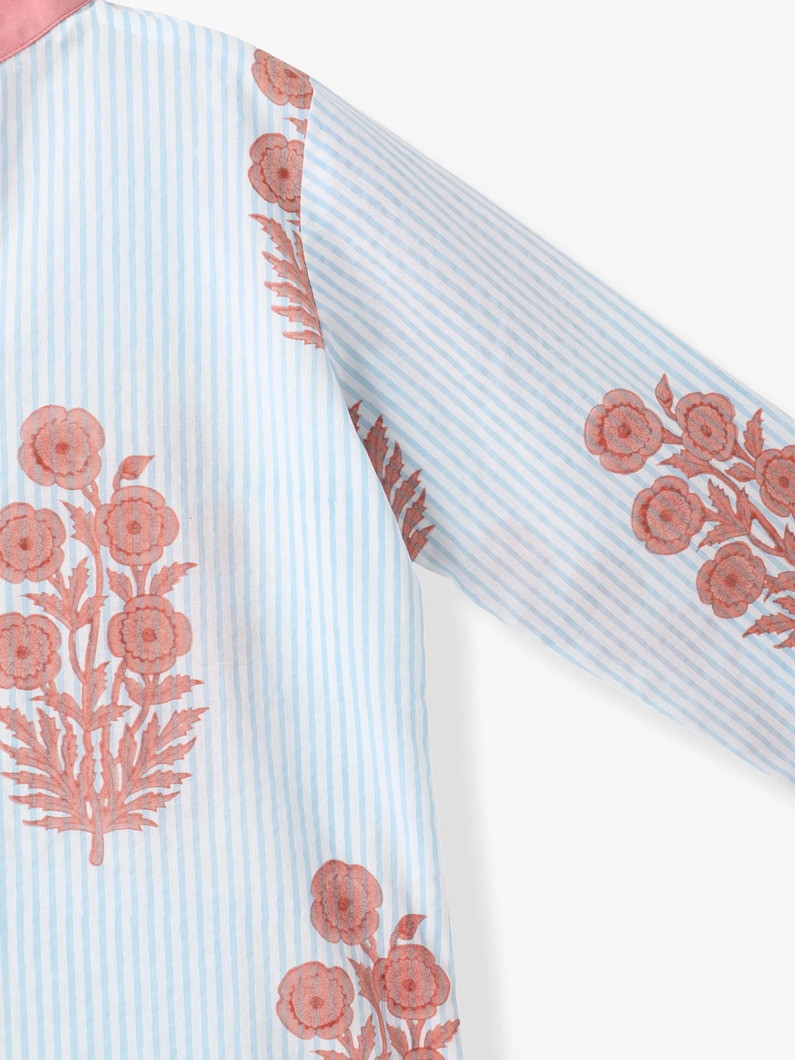 カフタン シャツ（S-L） 詳細画像 light blue 2