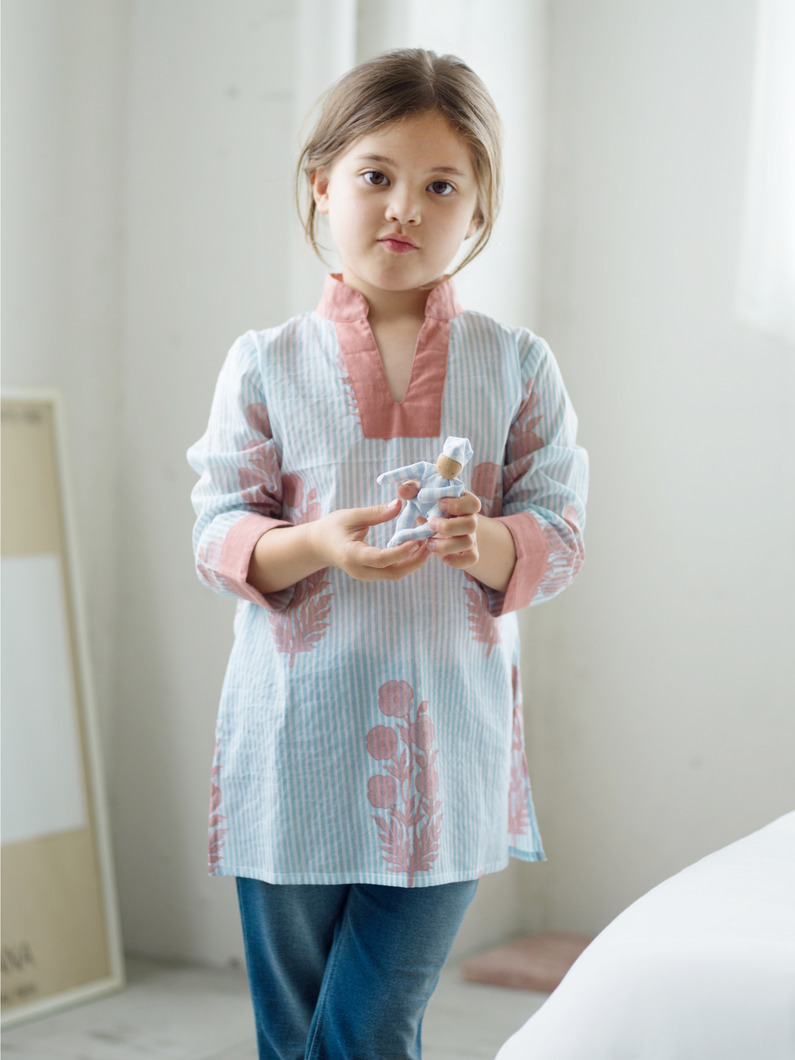 カフタン シャツ（S-L） 詳細画像 light blue 6