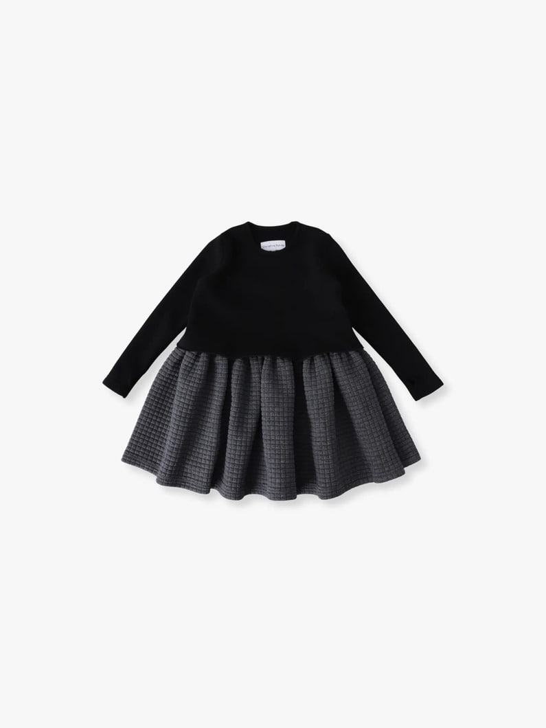 スウェット コンビネーション ドレス（3-6Y） 詳細画像 other 1