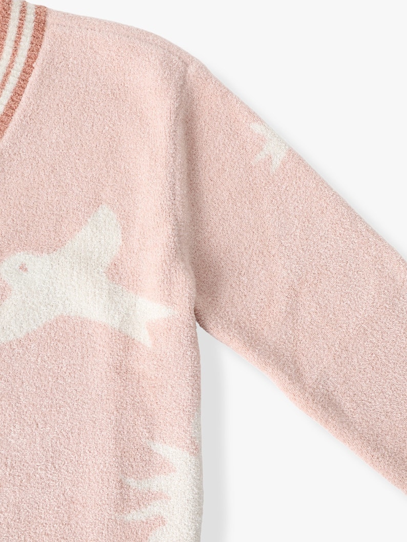 コージーシック ウルトラ ライト スパロウ カーディガン（ピンク/ダークブルー/2-5Y）  詳細画像 pink 2