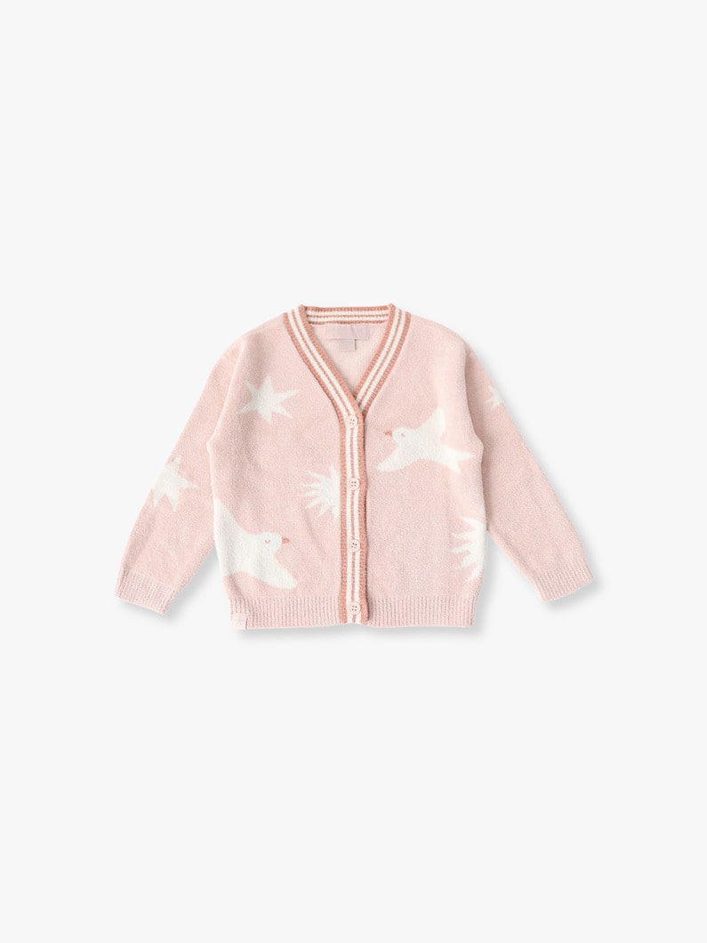 コージーシック ウルトラ ライト スパロウ カーディガン（ピンク/ダークブルー/2-5Y）  詳細画像 pink 1