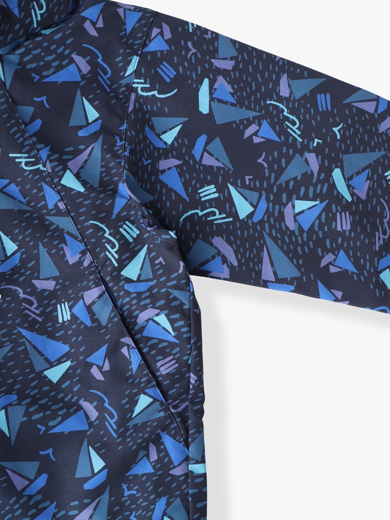 ヨット プリント ヴォーゲン ジャケット（アイボリー/ネイビー/100-120cm） 詳細画像 ivory 2