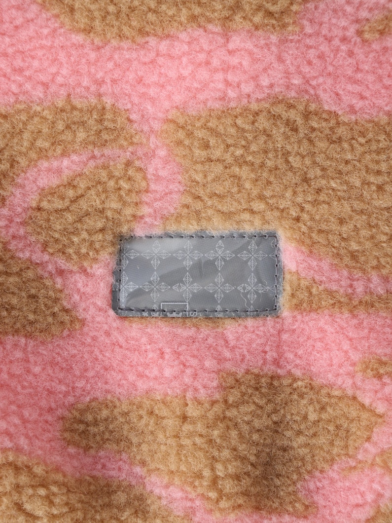 ファイバーパイル ジャカード ジャケット（ベージュ/ブルー/100-130cm） 詳細画像 beige 3