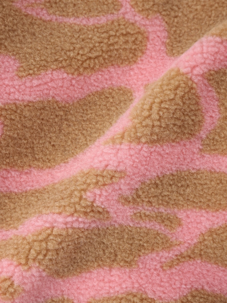 ファイバーパイル ジャカード ジャケット（ベージュ/ブルー/100-130cm） 詳細画像 beige 4