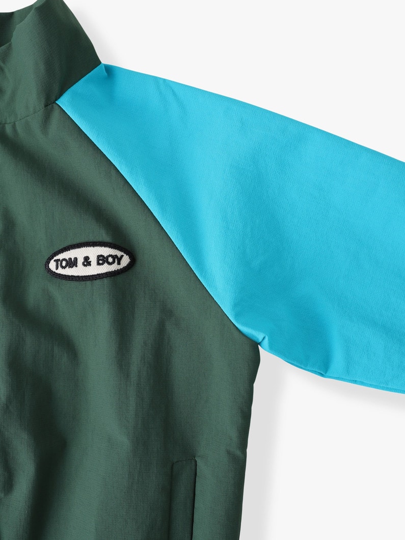 ナイロン トラック ジャケット（グリーン/4-10Y） 詳細画像 green 2