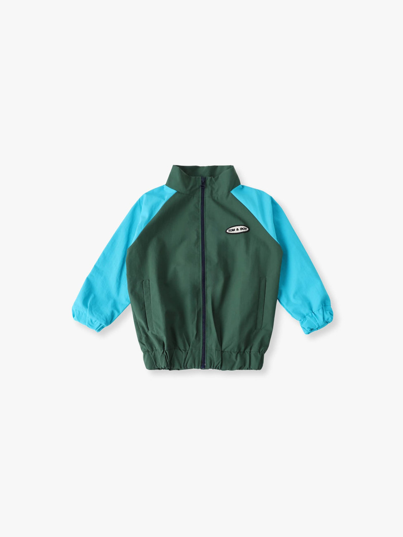 ナイロン トラック ジャケット（グリーン/4-10Y） 詳細画像 green 4