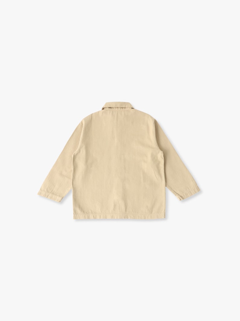 TB ロゴ シャツジャケット（8-10Y） 詳細画像 beige 1