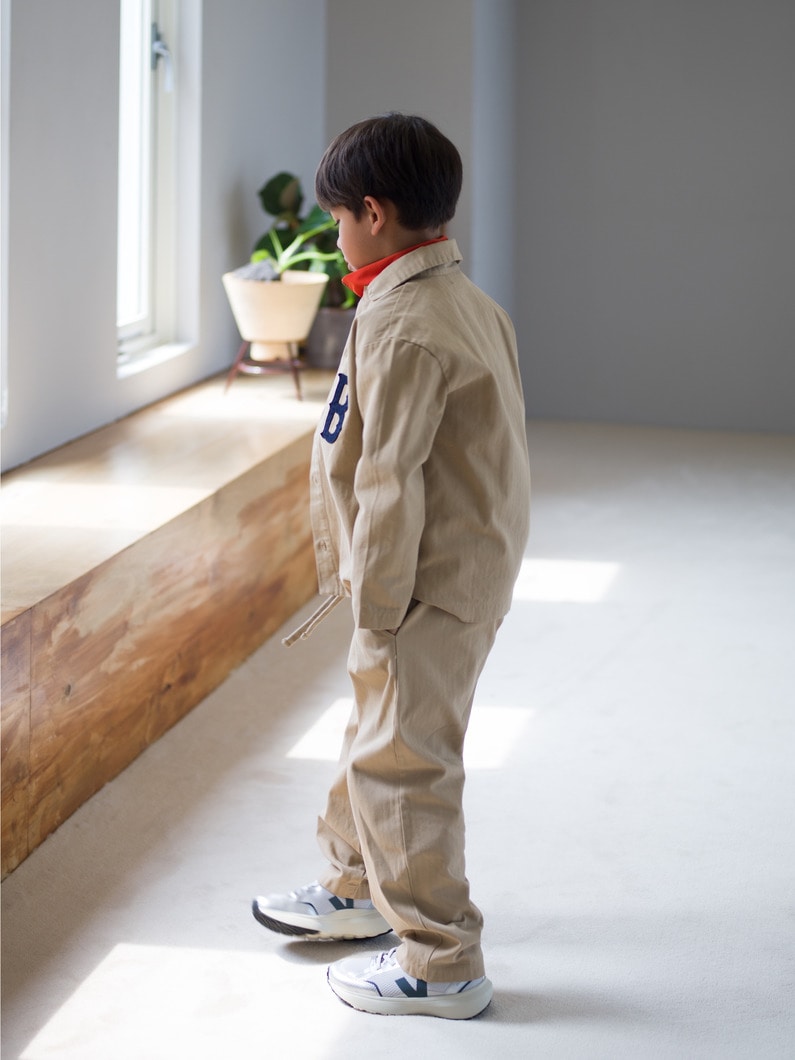 TB ロゴ シャツジャケット（8-10Y） 詳細画像 beige 2