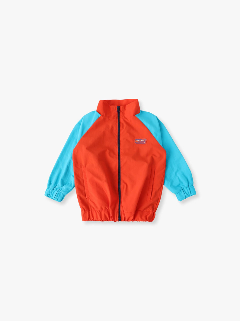 ナイロン トラック ジャケット（ライトレッド/4-10Y） 詳細画像 lt red 4