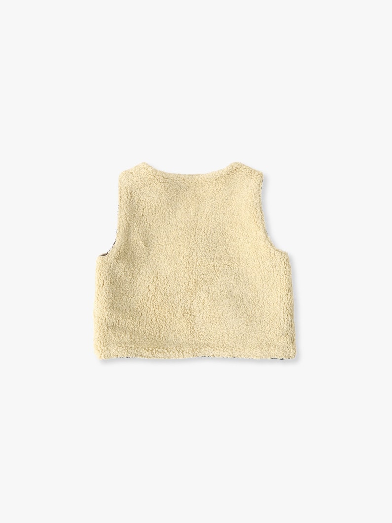 リバーシブル ベビー タータンチェック ベスト（18-24M） 詳細画像 other 3