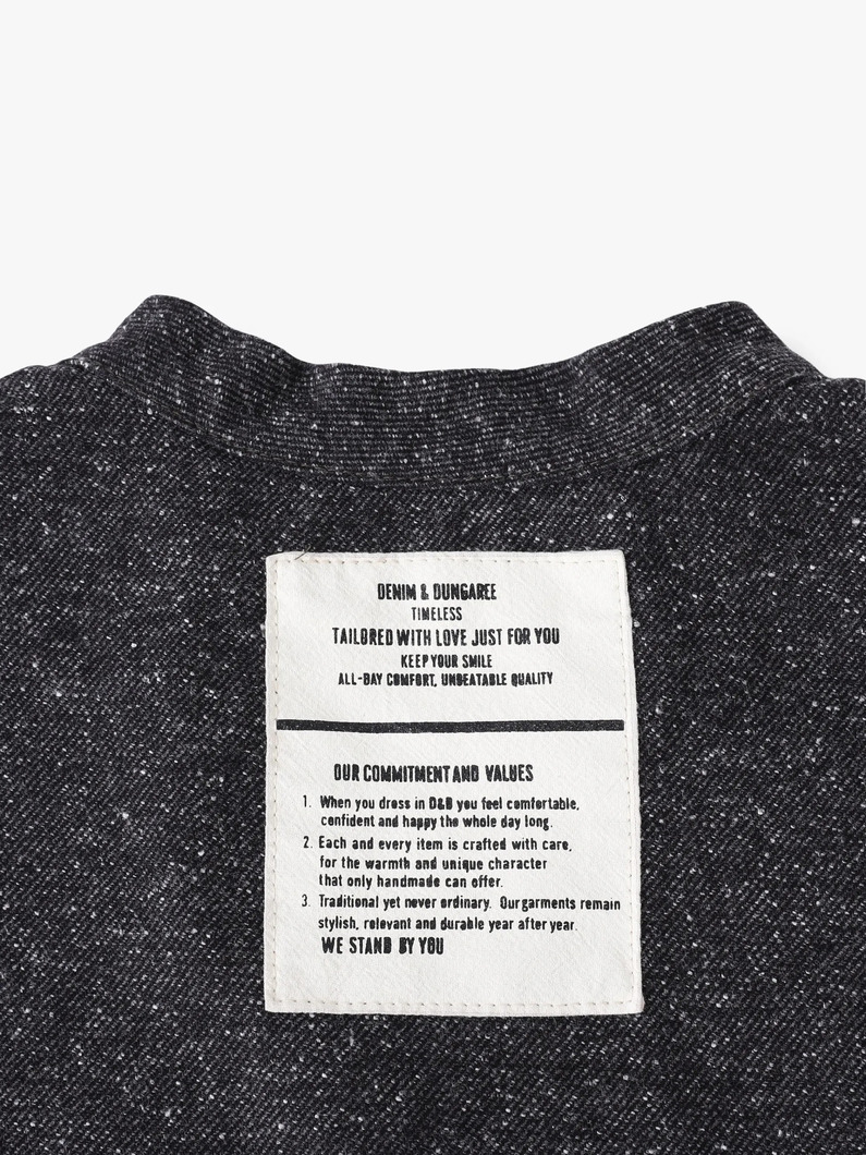 パネル デザイン ジャケット（125cm） 詳細画像 charcoal gray 4