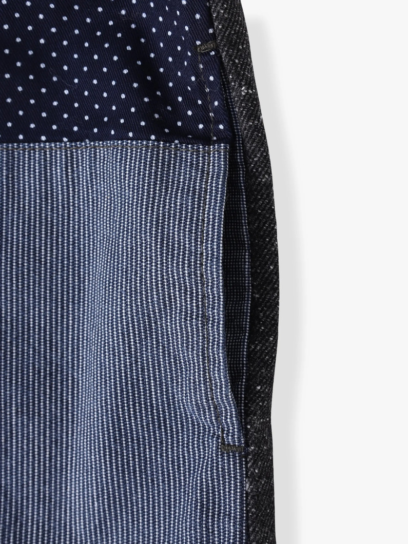 パネル デザイン ジャケット（135-145cm） 詳細画像 charcoal gray 3