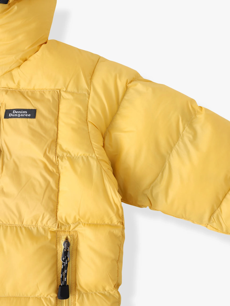 リコンフィー タフタ パデッドパーカー（イエロー/カーキ/105-125cm） 詳細画像 yellow 2