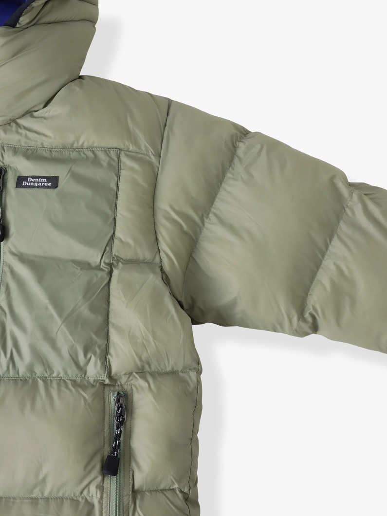 リコンフィー タフタ パデッドパーカー（イエロー/カーキ/135-145cm） 詳細画像 yellow 2