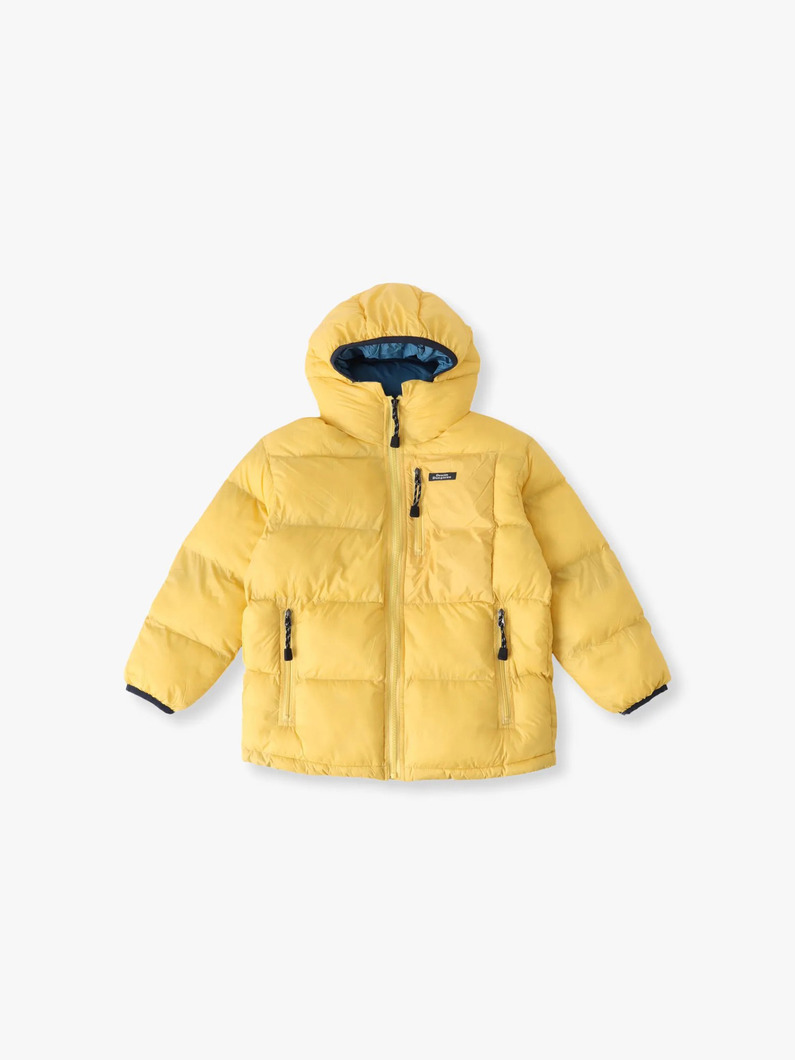 リコンフィー タフタ パデッドパーカー（イエロー/カーキ/135-145cm） 詳細画像 yellow 1