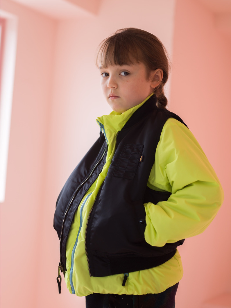 コンバート クロス ジャケット（130-150cm） 詳細画像 yellow 6