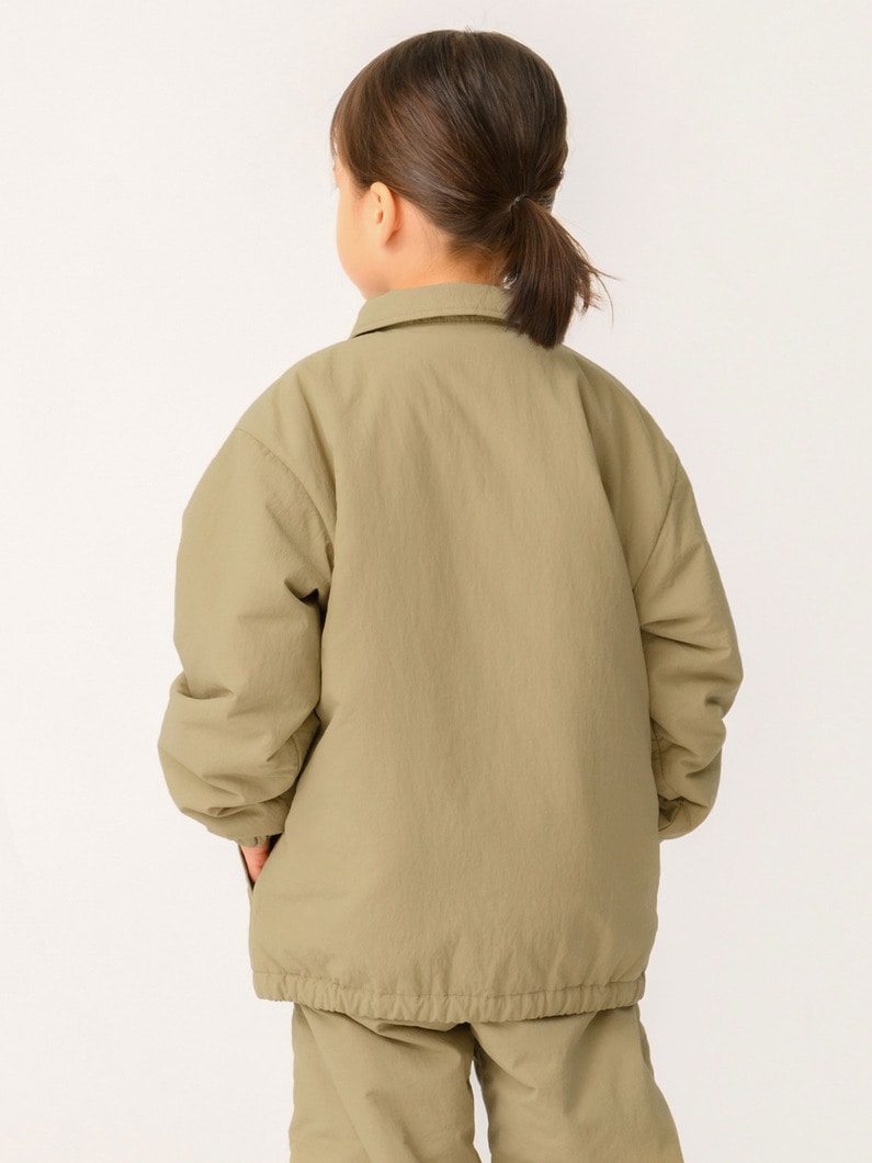 パディング コーチ ジャケット（ベージュ/ブラック/100-140cm） 詳細画像 beige 3