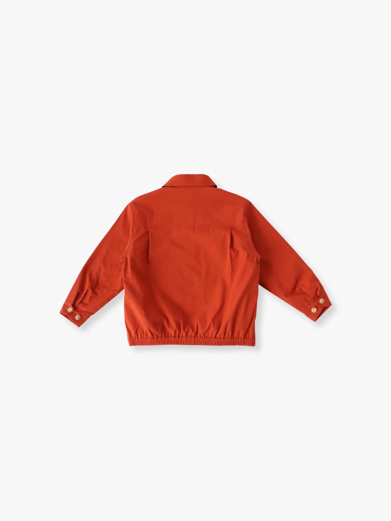 コットン ハリントン ジャケット（100-120cm） 詳細画像 red 1