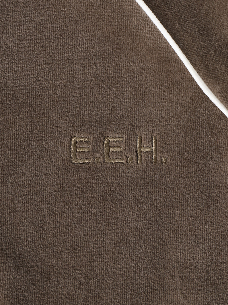 ベロア トラック ジャケット（100-120cm） 詳細画像 brown 3