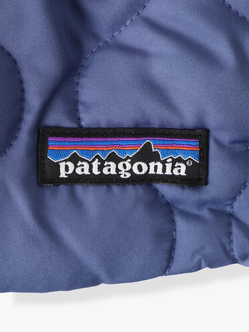 キルテッド パフ ジャケット（ライトピンク/ダークブルー/12M-5Y） 詳細画像 dark blue 4