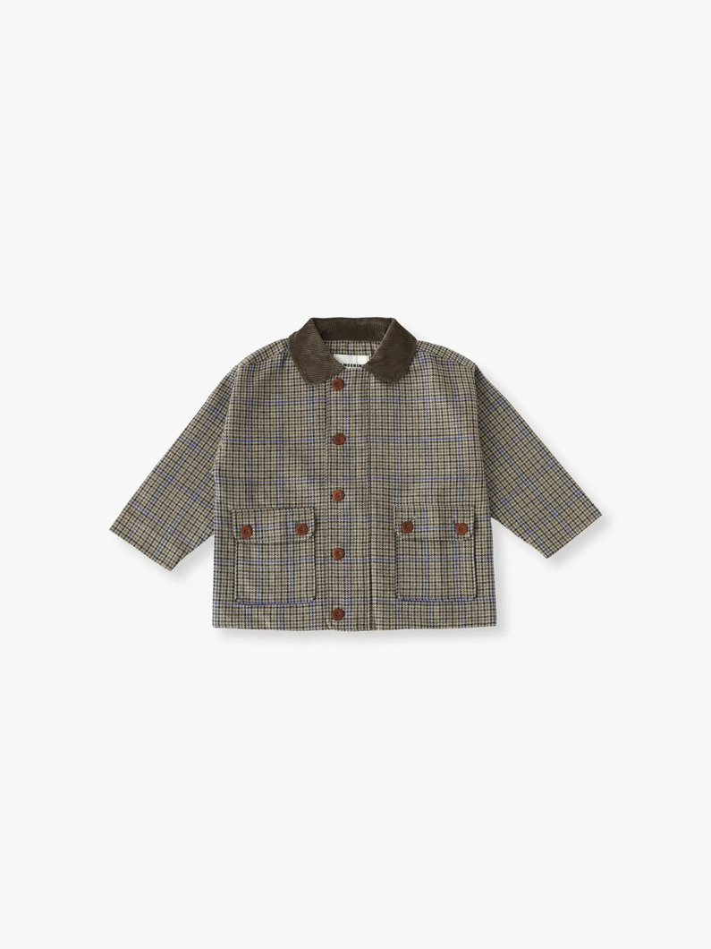 ハウンド トゥース コントラスト カラージャケット（6-8Y） 詳細画像 other 2