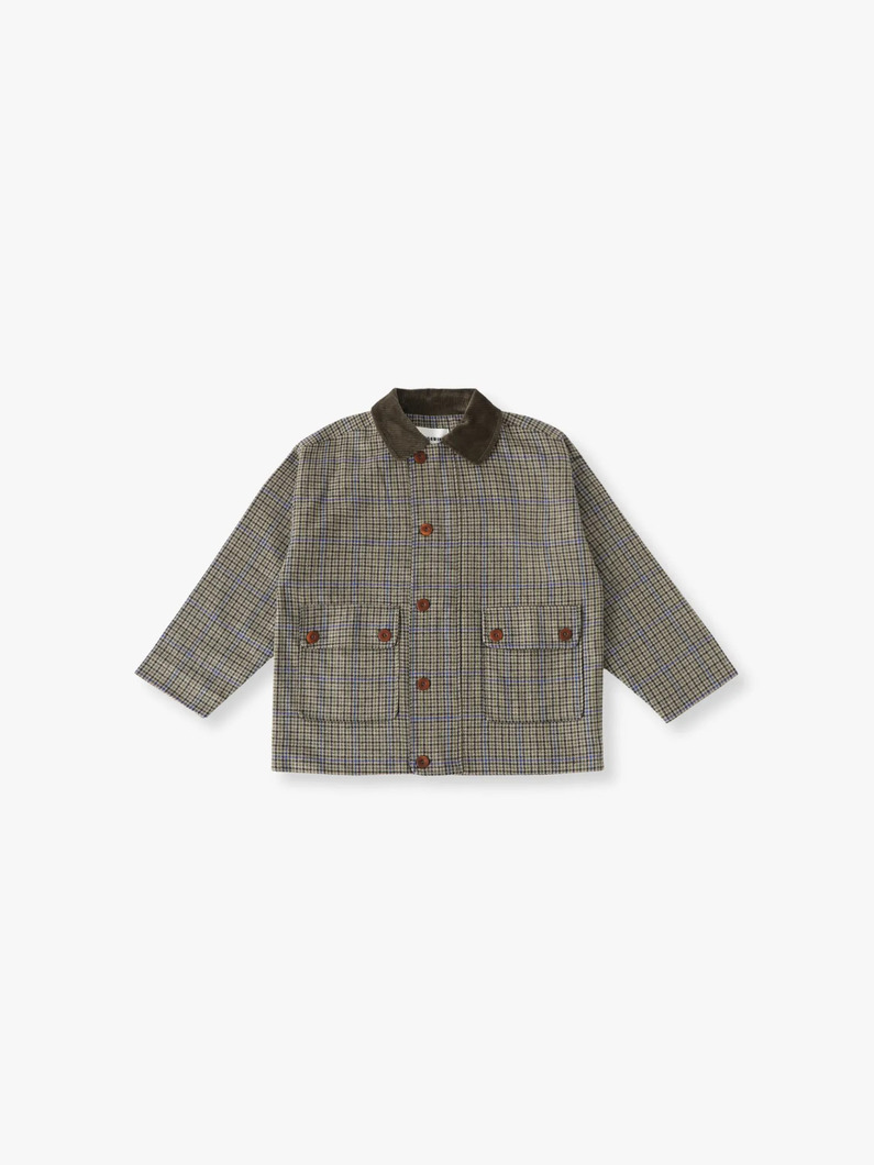 ハウンド トゥース コントラスト カラージャケット（10Y