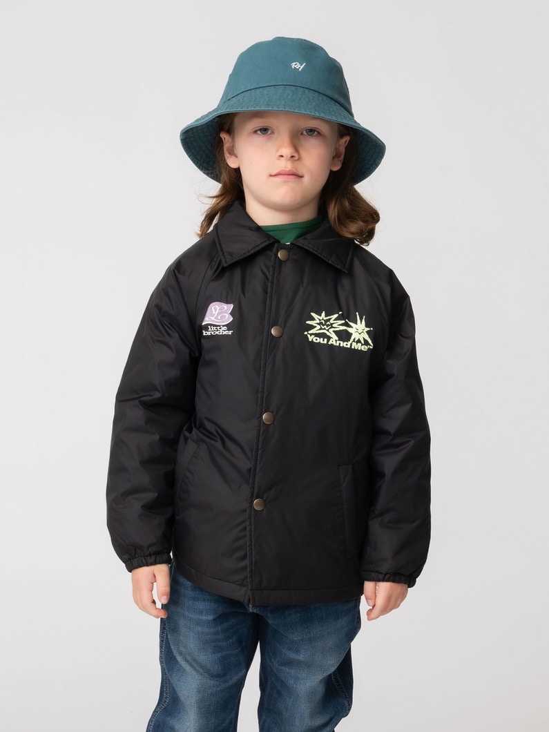 コーチ ジャケット（ライトピンク/グリーン/ブラック/110-150cm） 詳細画像 black 2